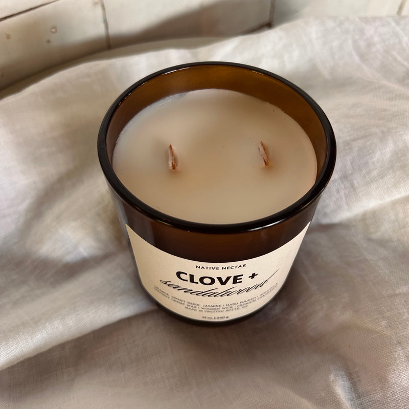 Clove + Sandalwood Fall Candle