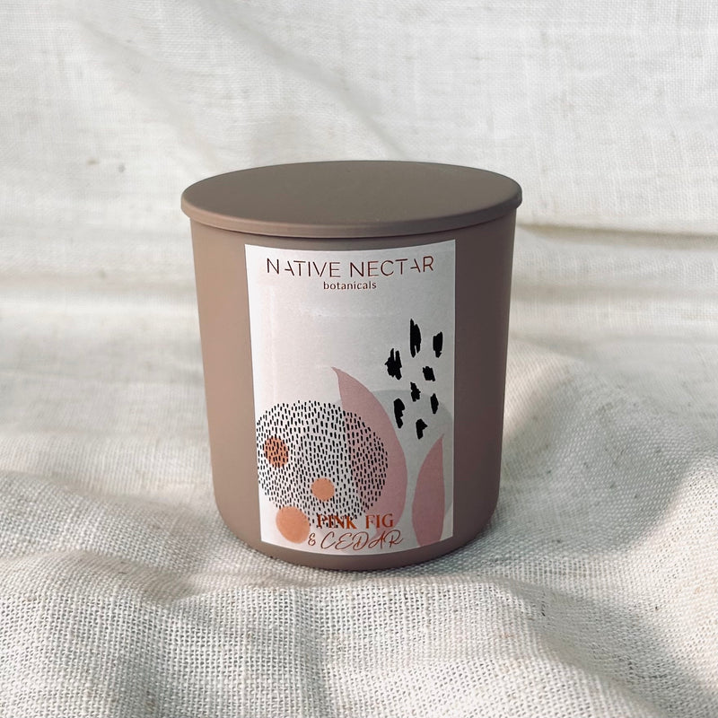 Pink Fig & Cedar Fall Candle