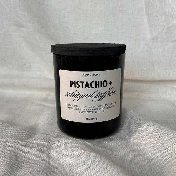 Pistachio + Whipped Saffron Fall Candle