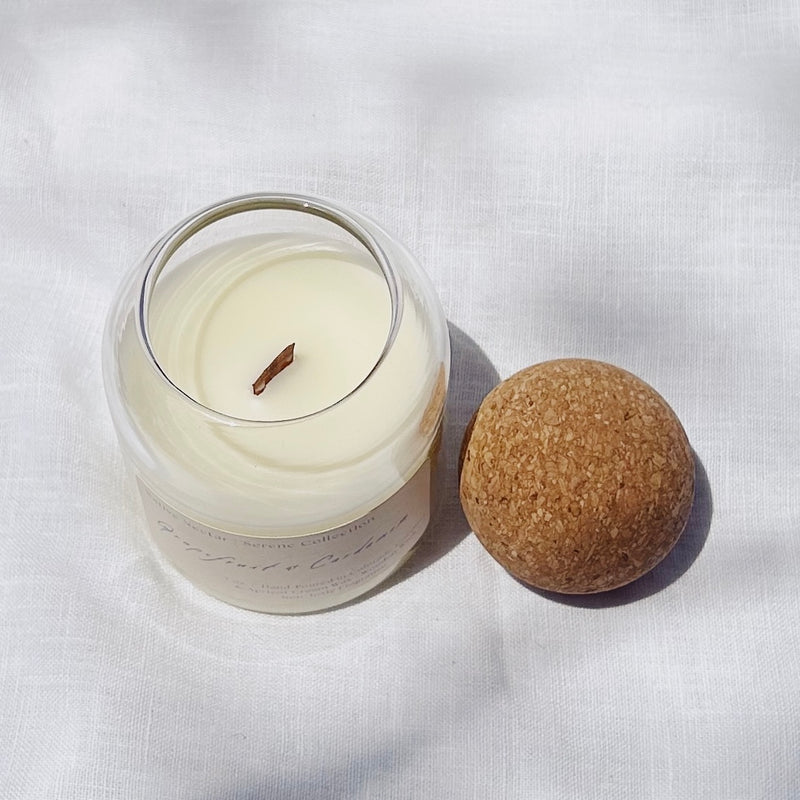 Grapefruit & Cardamom Serene Candle Collection