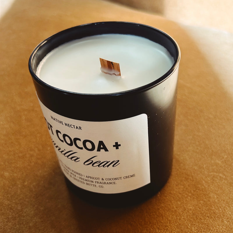 Hot Cocoa + Vanilla Bean Candle