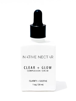 Clear + Glow Complexion Serum - Native Nectar Botanicals