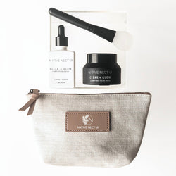 Clear + Glow Serum & Mask Set - Native Nectar Botanicals