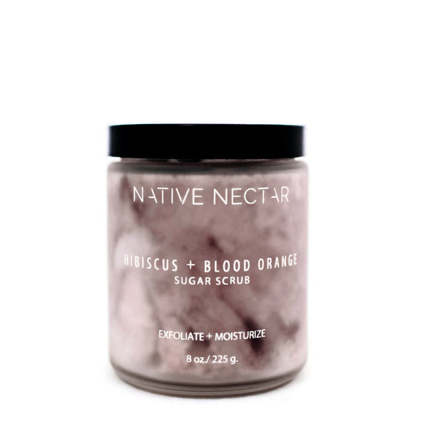 Hibiscus + Blood Orange Sugar Scrub - Native Nectar Botanicals